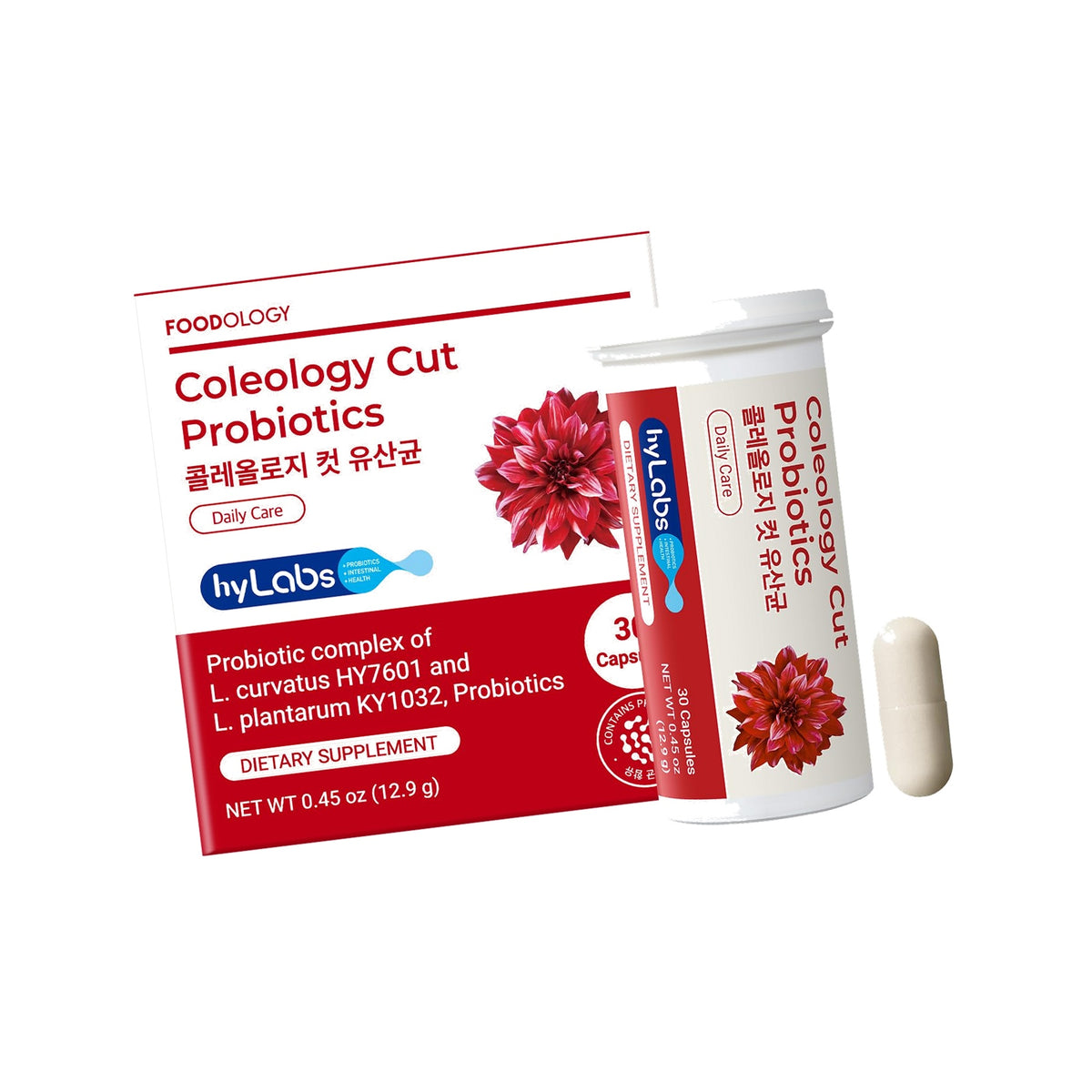 FOODOLOGY Coleology Cut Probiotics for Bloating Relief 30 Capsules