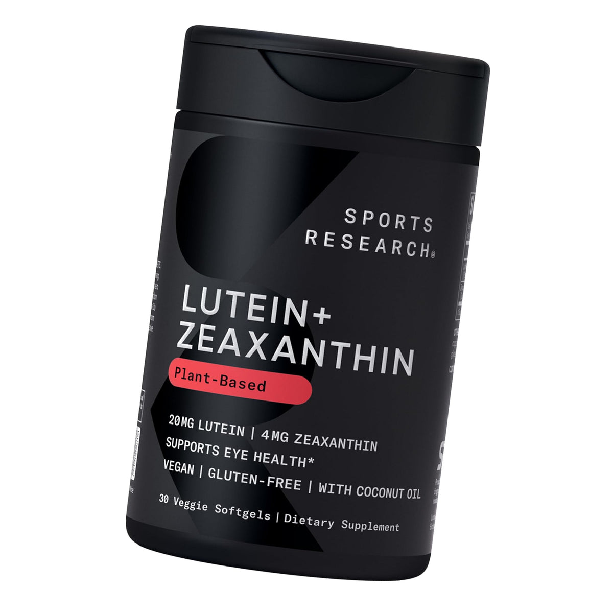 Sports Research® Lutein + Zeaxanthin w/Organic Coconut Oil, 30 Plantgels™