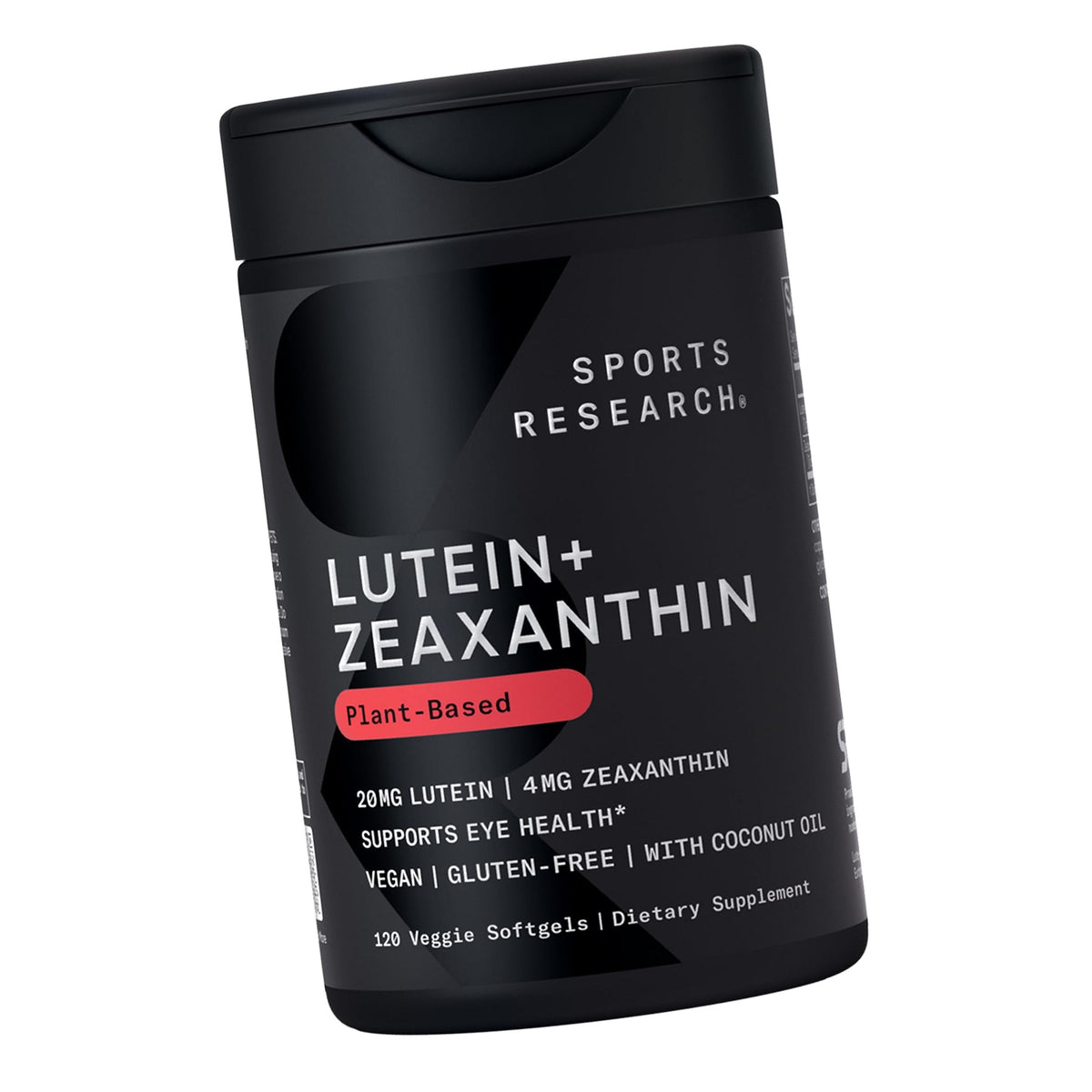 Sports Research® Lutein + Zeaxanthin w/Organic Coconut Oil, 120 Plantgels™