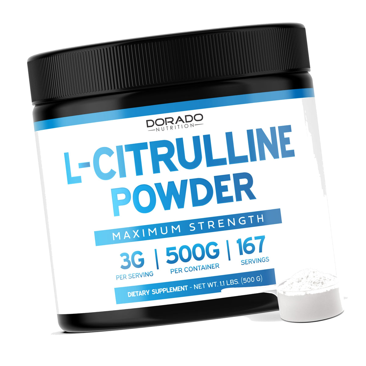 L Citrulline Powder Supplements (3g) Support L Arginine & Nitric Oxide Booster Powder - L-Citruline Supplements For Men & Women - Stamina , Endurance , Performance for Workouts - Vegan & USA Made