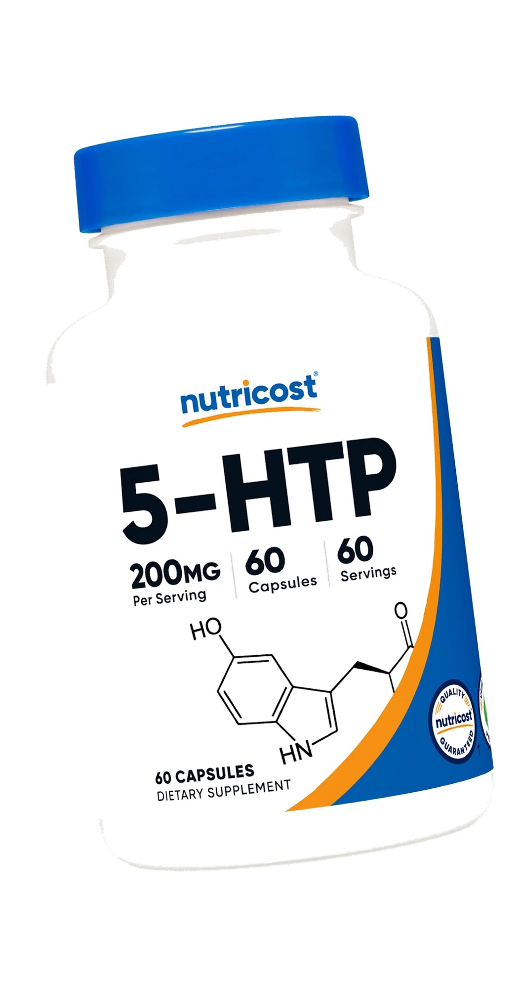 Nutricost 5-HTP 200mg, 60 Vegetarian Capsules (5-Hydroxytryptophan) - Non-GMO & Gluten Free