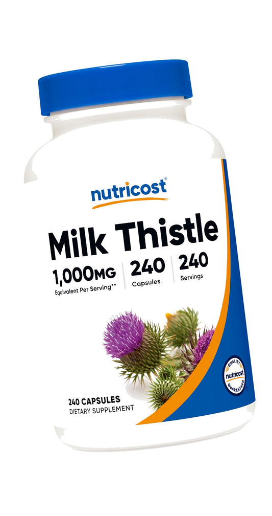 Nutricost Milk Thistle Extract 240 Capsules, 240 Servings, Gluten Free