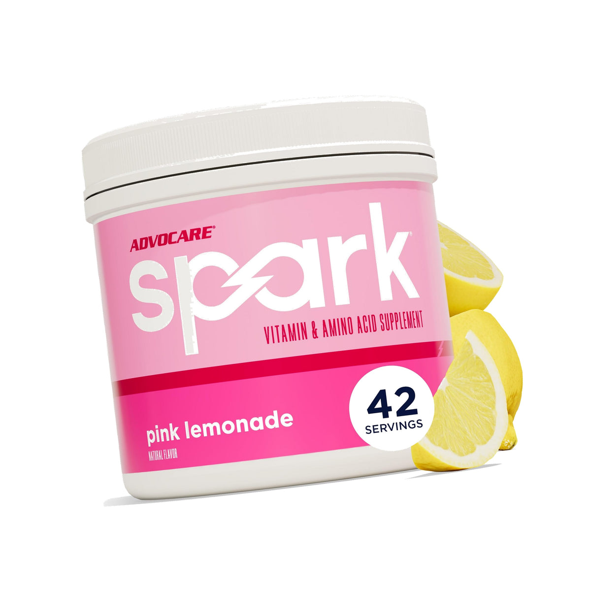 AdvoCare Spark Energy & Focus, Sugar-Free, Pink Lemonade, 42 Servings