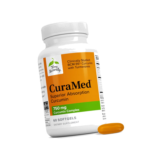 Terry Naturally CuraMed 750mg - Pain & Inflammation Relief - 60 Count