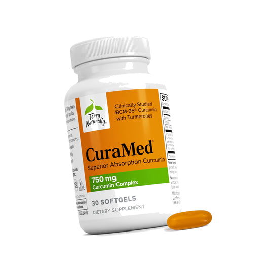 Terry Naturally CuraMed 750mg - Pain & Inflammation Relief - 30 Count