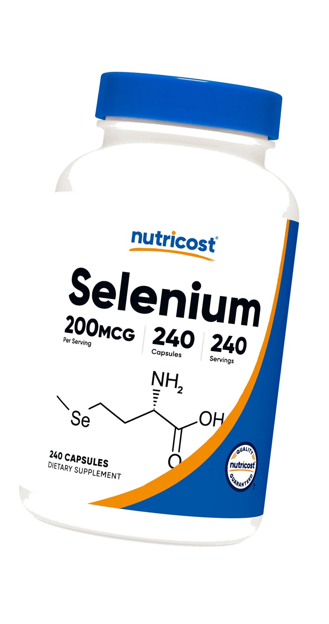 Nutricost Selenium 200mcg, 240 Vegetarian Capsules, L-Selenomethionine