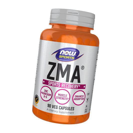 NOW Sports, ZMA, Enhanced Absorption, Sports Recovery*, 90 Veg Caps