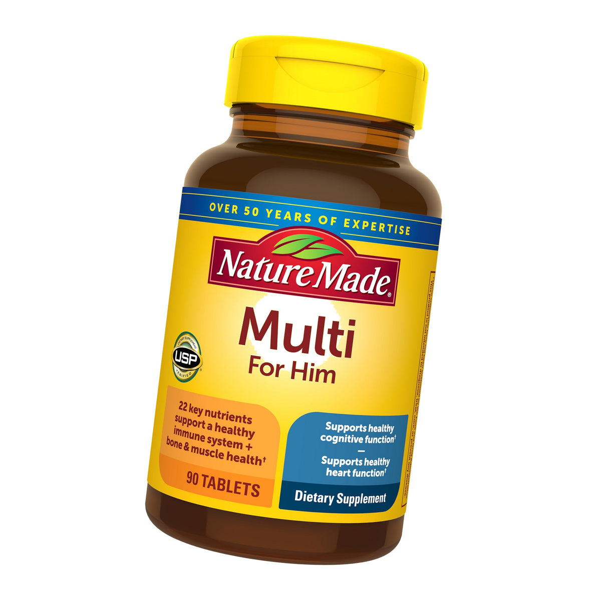 Nature Made Multivitamin for Men, Mens Multivitamin, 90 Tablets
