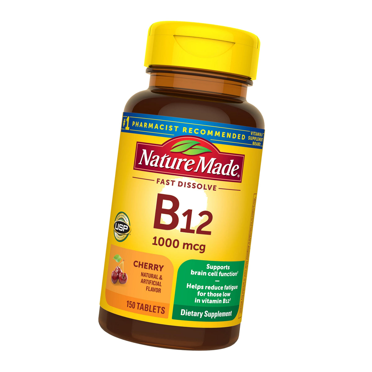 Nature Made Vitamin B12 1000 mcg Fast Dissolve Tablets, 150 Tablets