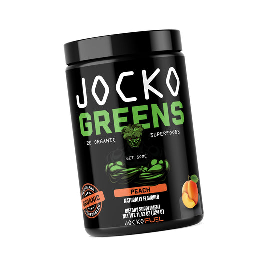 Jocko Fuel Daily Greens Superfood Powder, Peach | 30 Servings