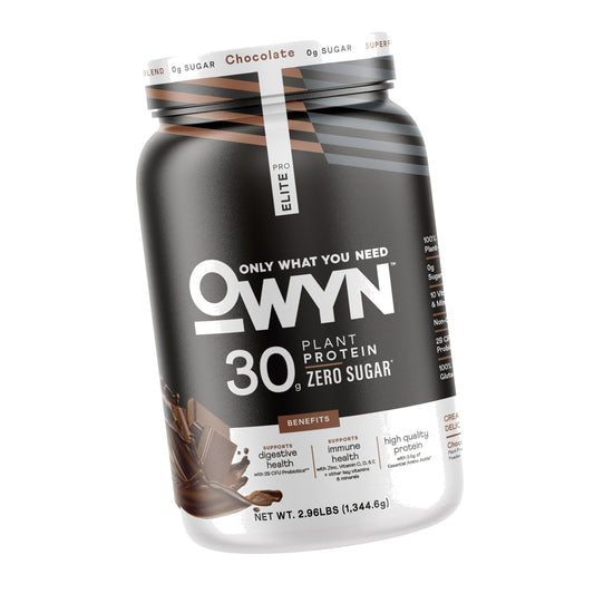 OWYN Only What You Need Chocolate Flavored 30g Protein Powder, 2.96 LB