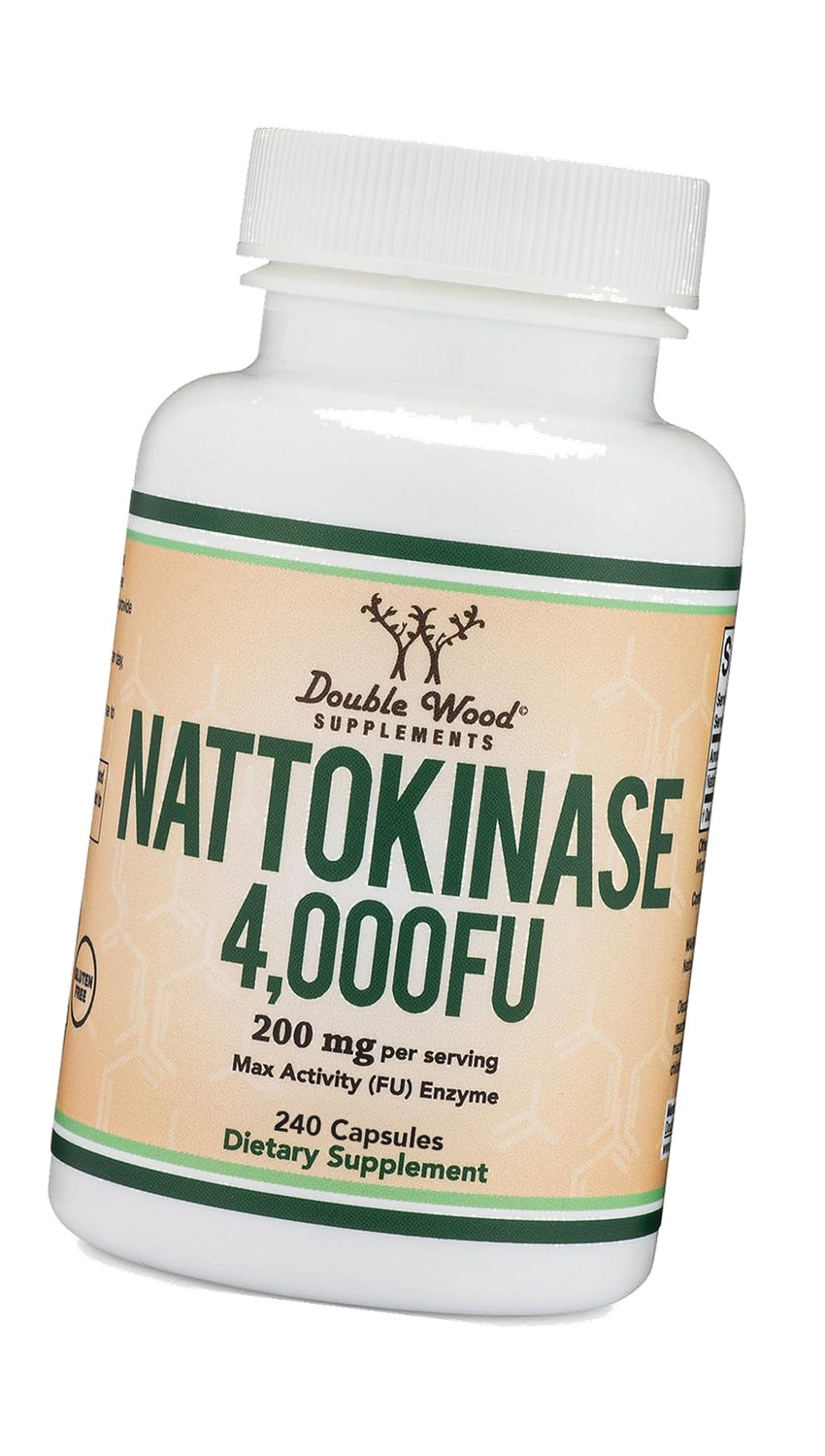 Nattokinase Supplement, 4,000 FU per Serving, 240 Capsules