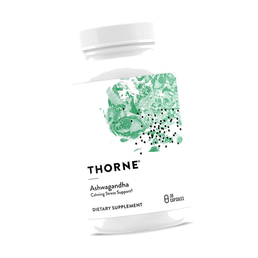 THORNE Ashwagandha, Highly Concentrated Shoden Extract, 30 Capsules