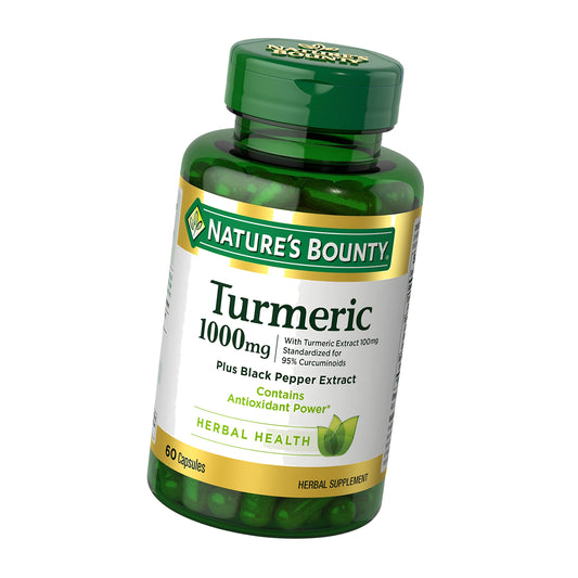 Nature's Bounty Turmeric with Black Pepper Extract, 60 Capsules