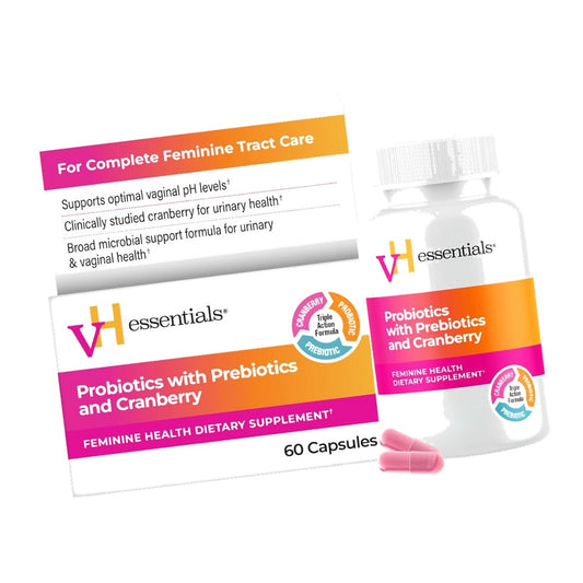 vH essentials Probiotics for Women with Prebiotics and Cranberry, 60 Ct