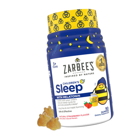 Zarbee's Kids Melatonin Sleep Gummies, 1mg Melatonin, 90 ct