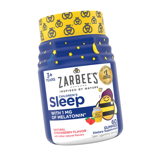 Zarbee's Kids Melatonin Sleep Gummies, 1 mg Melatonin, 60 ct
