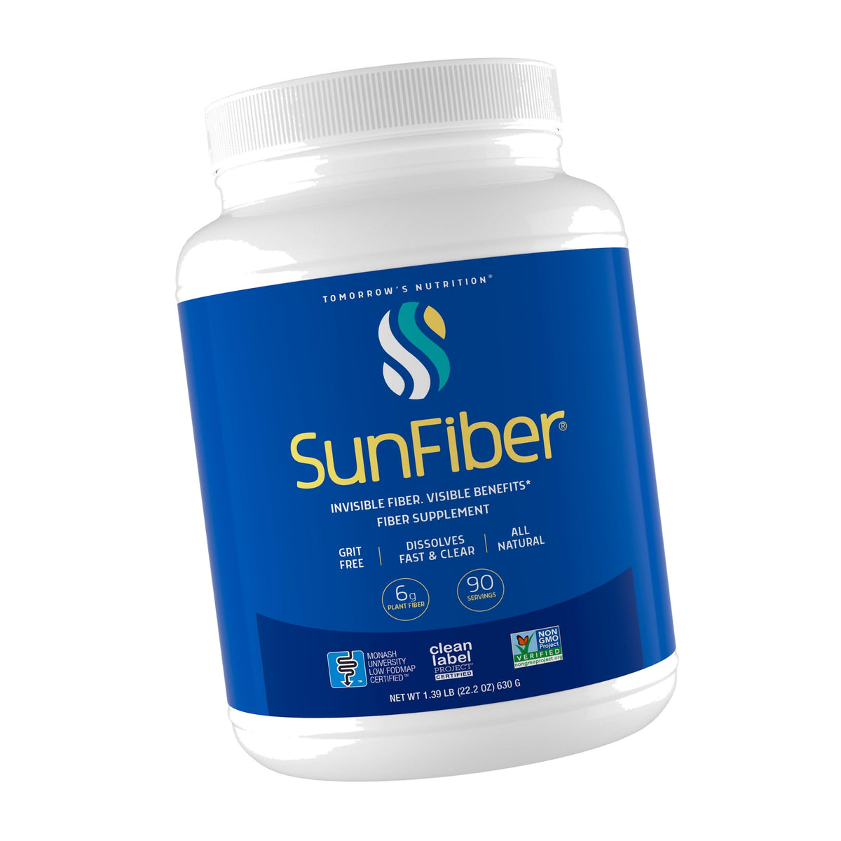 Tomorrow's Nutrition Sunfiber Prebiotic Fiber Supplement, 90 Servings