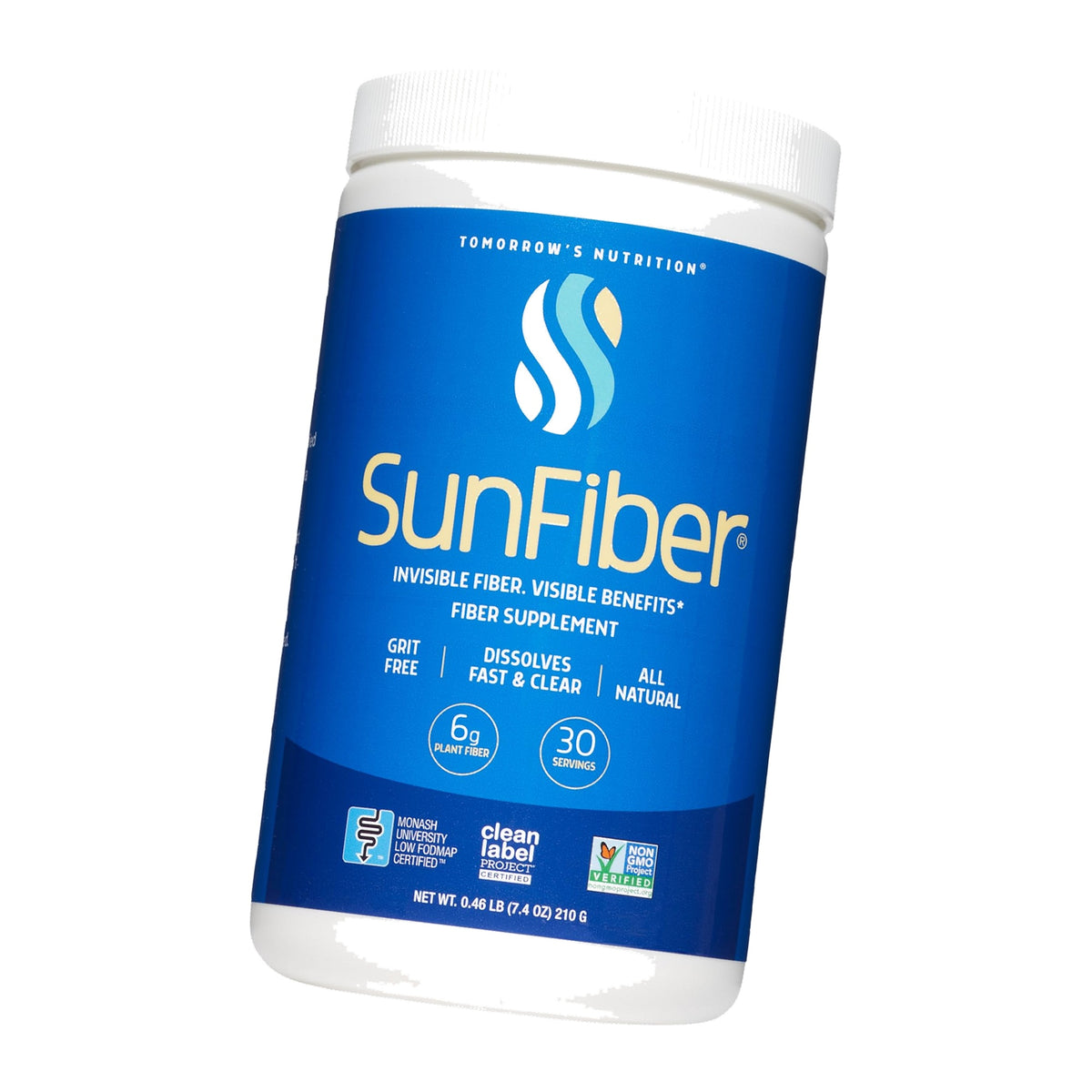 Tomorrow's Nutrition Sunfiber Prebiotic Fiber, Unflavored 30 Servings