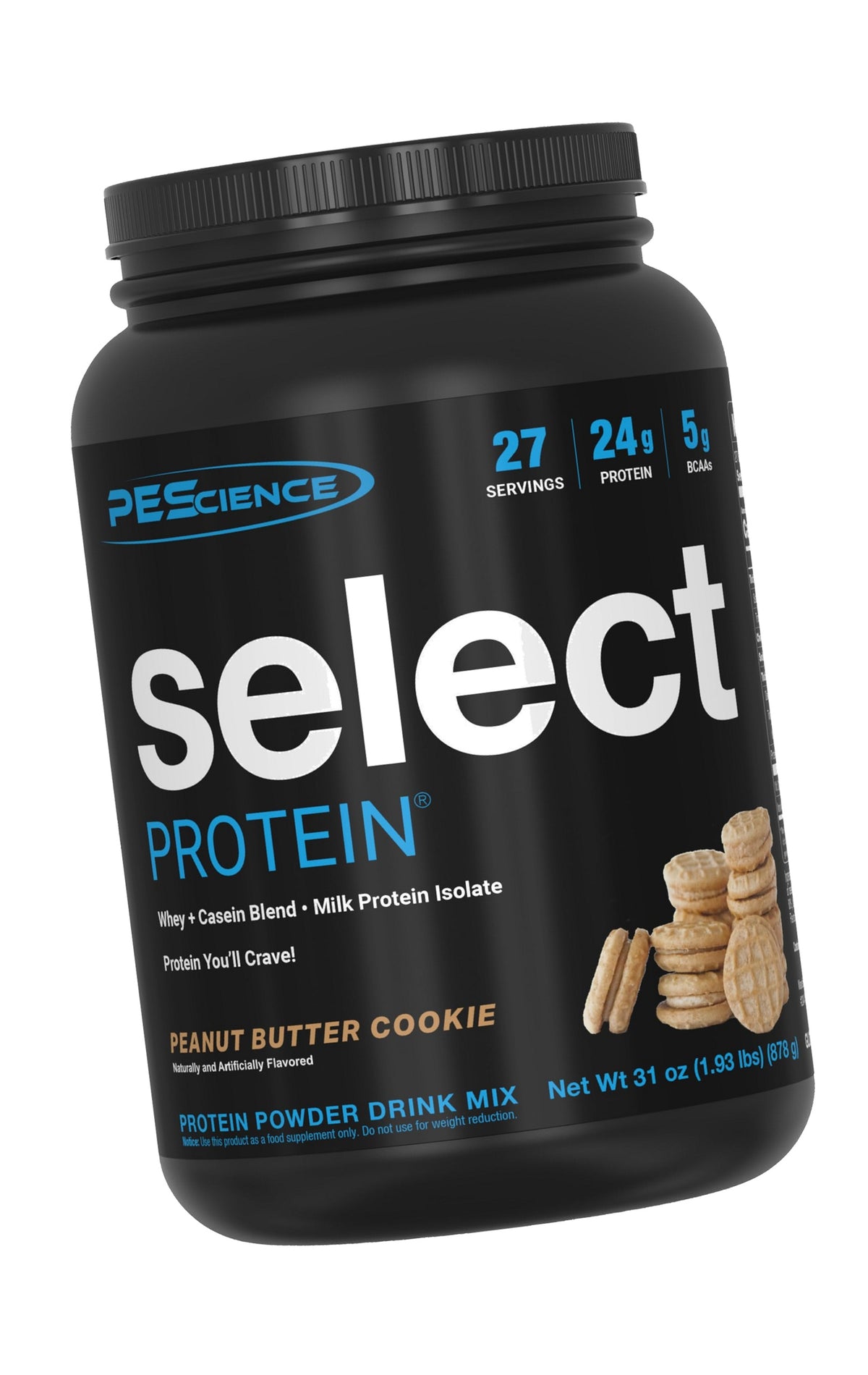 PEScience Select Protein Powder, Peanut Butter Cookie, 27 Servings