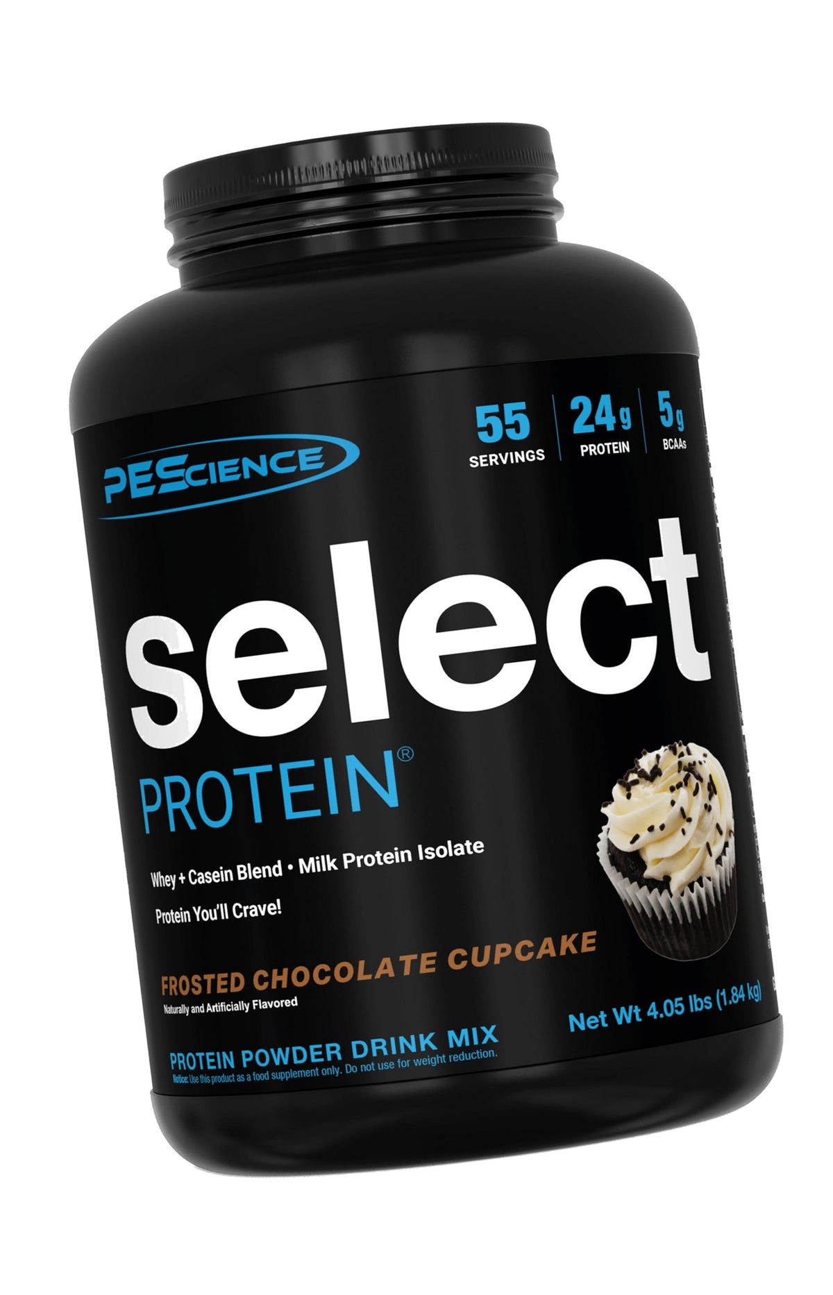 PEScience Select Protein Powder, Frosted Chocolate Cupcake, 55 Servings