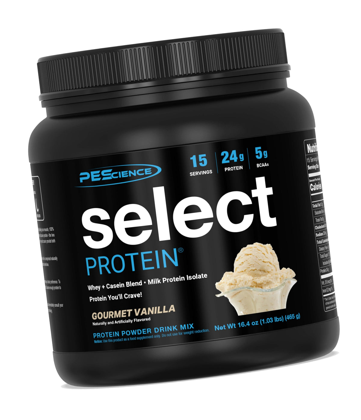 PEScience Select Protein Powder, Gourmet Vanilla, 15 Servings