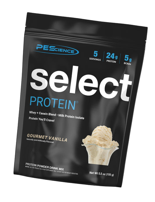 PEScience Select Protein Powder, Gourmet Vanilla, 5 Servings