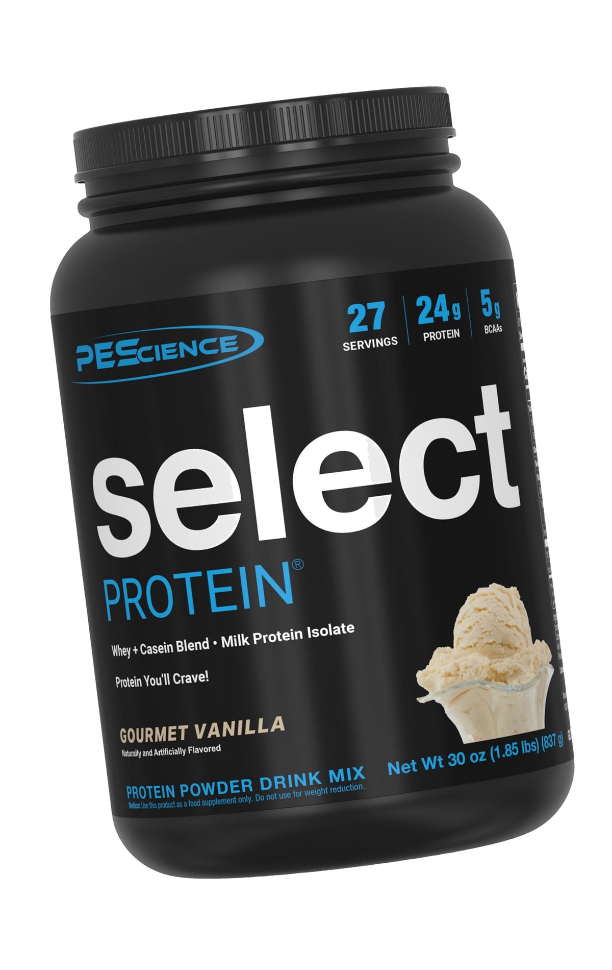 PEScience Select Protein Powder, Gourmet Vanilla, 27 Servings