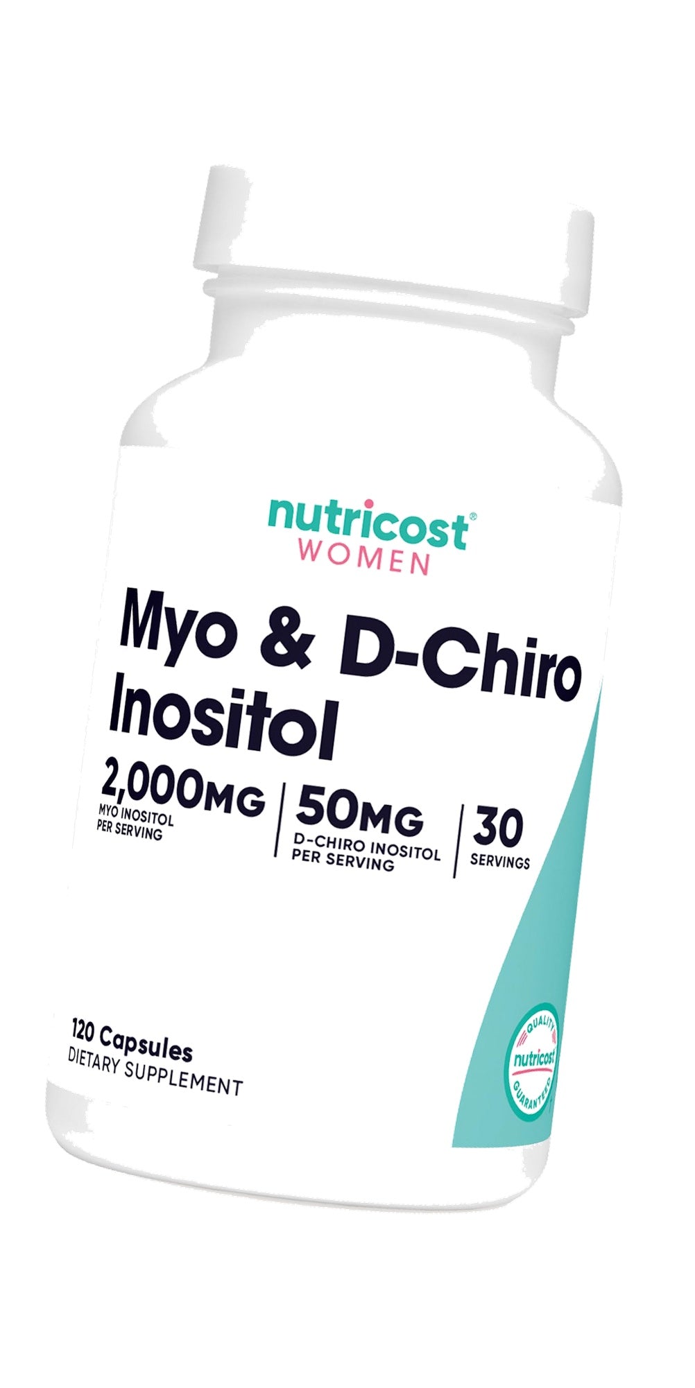 Nutricost Myo Inositol & D-Chiro Inositol for Women, 120 Capsules, GMO-Free