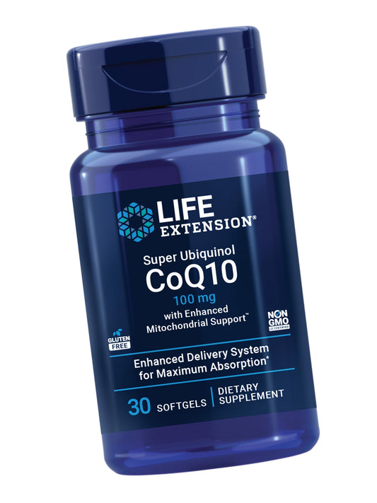 Life Extension Super Ubiquinol CoQ10, 100 mg, 30 Softgels