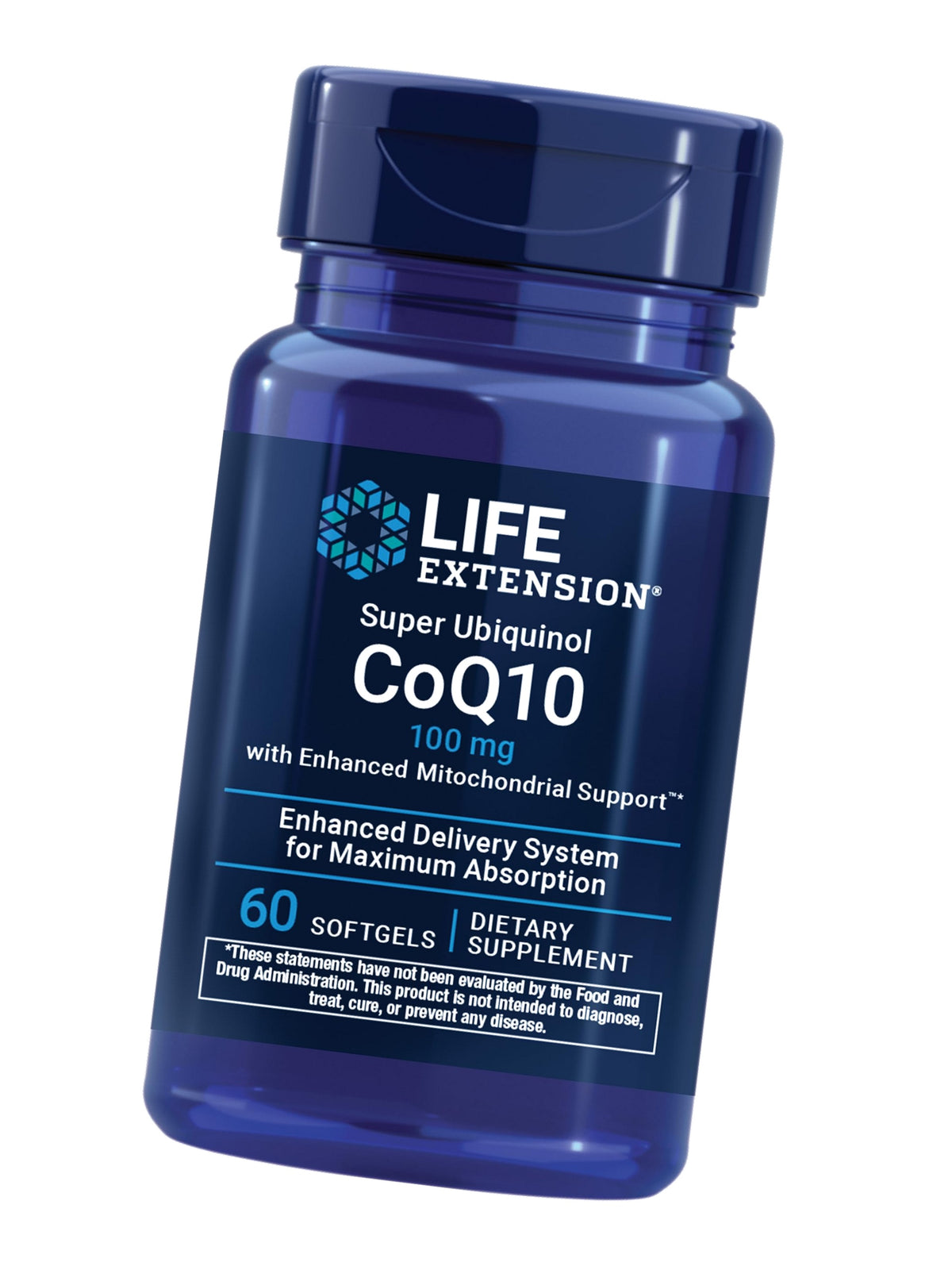Life Extension Super Ubiquinol CoQ10, Shilajit, 100 mg, 60 Softgels