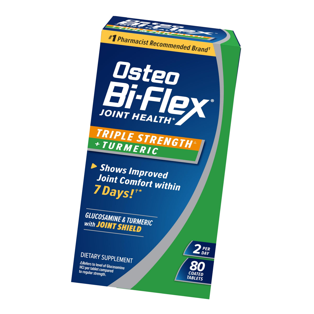 Osteo Bi-Flex Triple Strength Glucosamine Supplement with Turmeric Extract