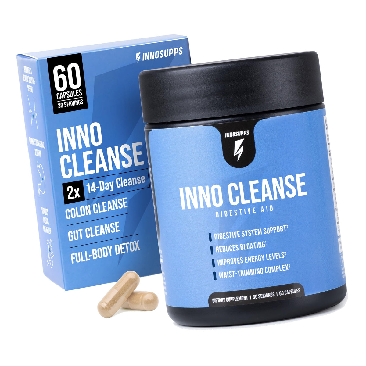 InnoSupps Inno Cleanse 2X 14 Day Colon Cleanse & Detox Flush, 4 Week Supply