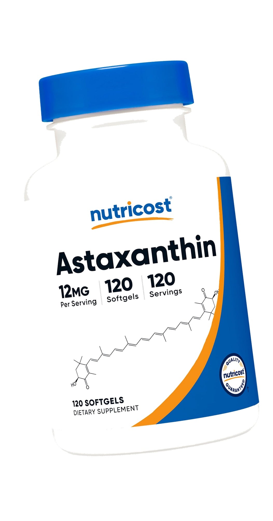Nutricost Astaxanthin (12mg) 120 Softgels (4 Month Supply)