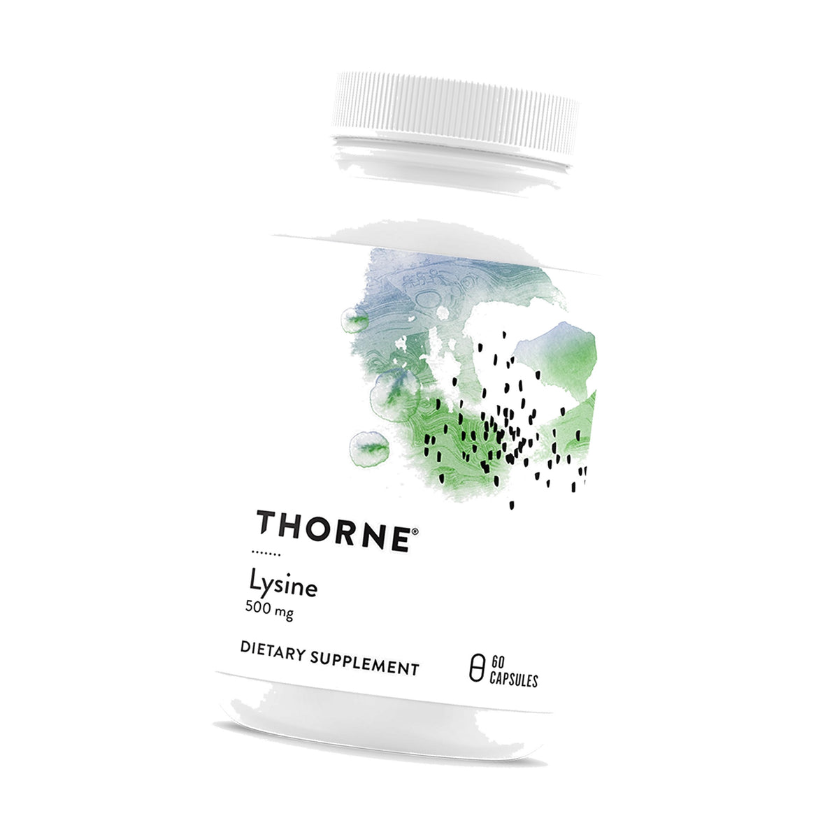 THORNE Lysine, 500 mg Essential L-Lysine Amino Acid, 60 Capsules
