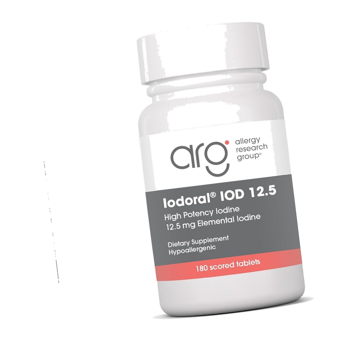 ARG Optimox Iodoral Iodine 12.5 mg Thyroid, 180 Tablets
