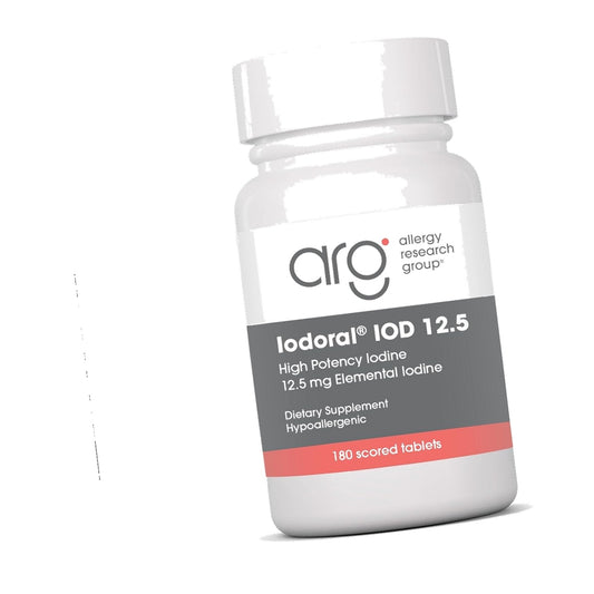 ARG Optimox Iodoral Iodine 12.5 mg Thyroid, 180 Tablets