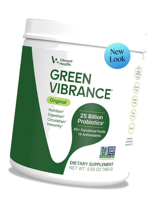 Vibrant Health Green Vibrance Vegan Superfood Powder, 15 Servings