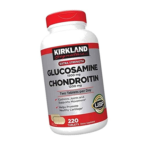 Kirkland Extra Strength Glucosamine 1500 mg Chondroitin 1200 mg 220 Tablets