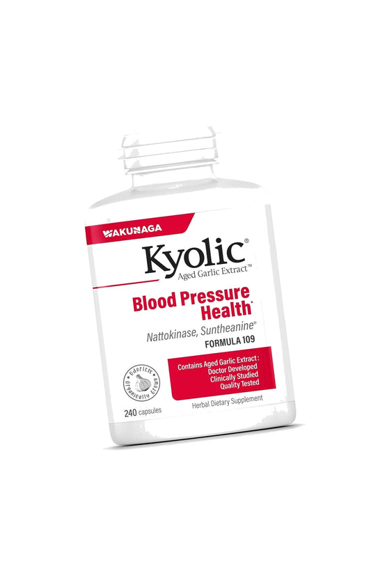 Kyolic Aged Garlic Extract Blood Pressure Health* Formula 109, 240 Capsules