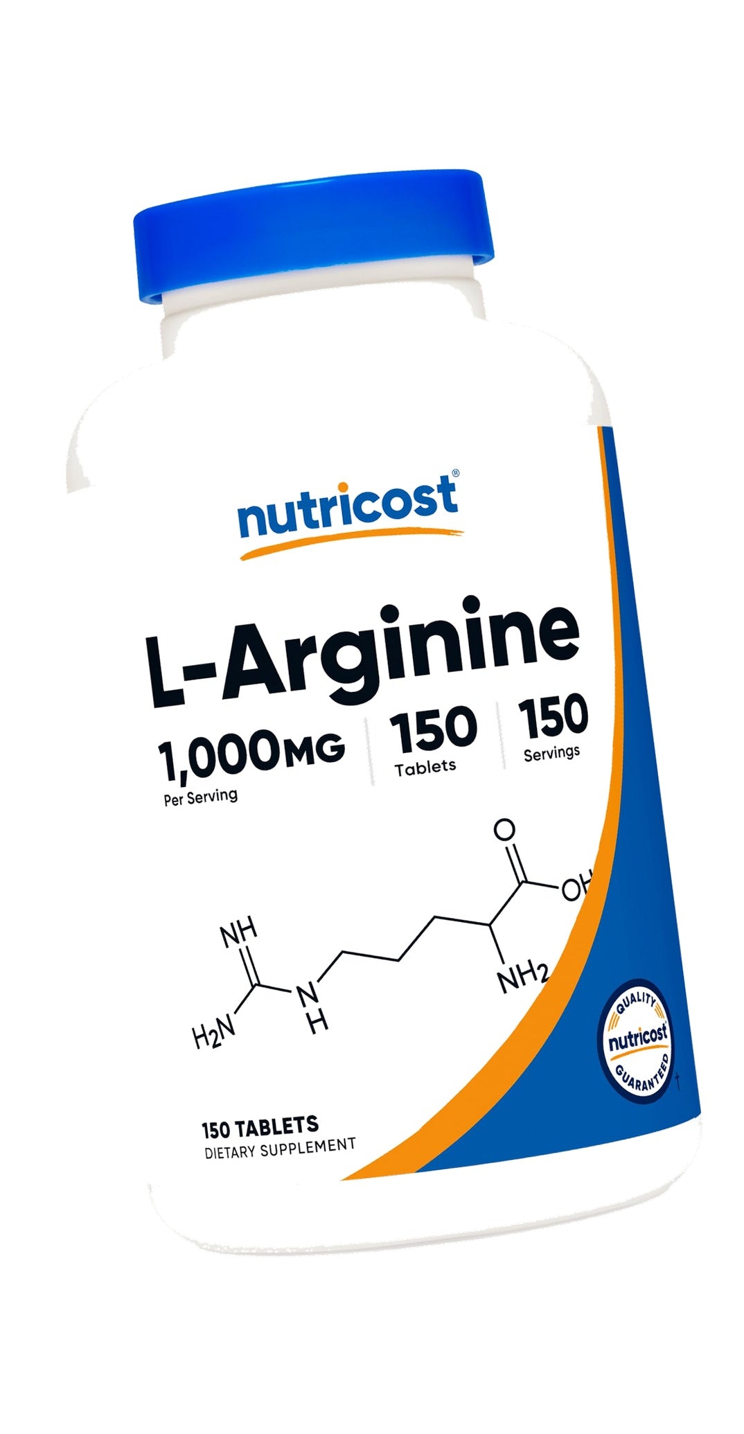 Nutricost L-Arginine 1000mg, Amino Acid Tablets (150 Tablets)
