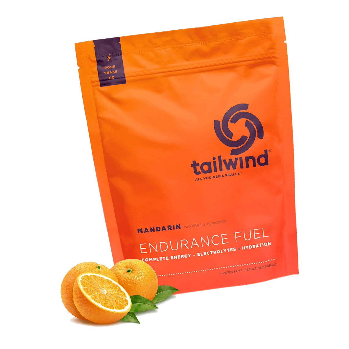 Tailwind Nutrition Endurance Fuel, Mandarin, 30-Serving Bag