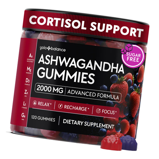 Ashwagandha Gummies – 120 Count - 2000 MG Ashwagandha Complex Supplements