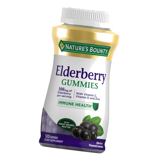 Nature's Bounty Elderberry Gummies 100 mg, 120ct