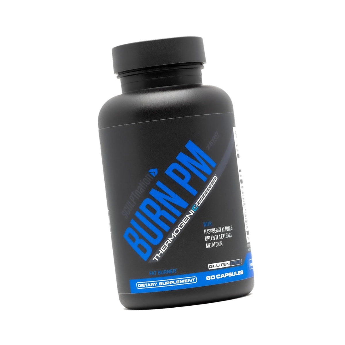 Sculpt Nation by V Shred Burn PM - Night Time Fat Burner - Appetite Suppressant and Weight Loss Support - Raspberry Ketones, Green Coffee Bean Extract, Melatonin - 60 Gluten Free Capsules