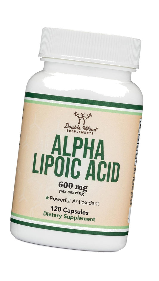 Alpha Lipoic Acid, 600mg, Antioxidant Supplement, 120 Capsules