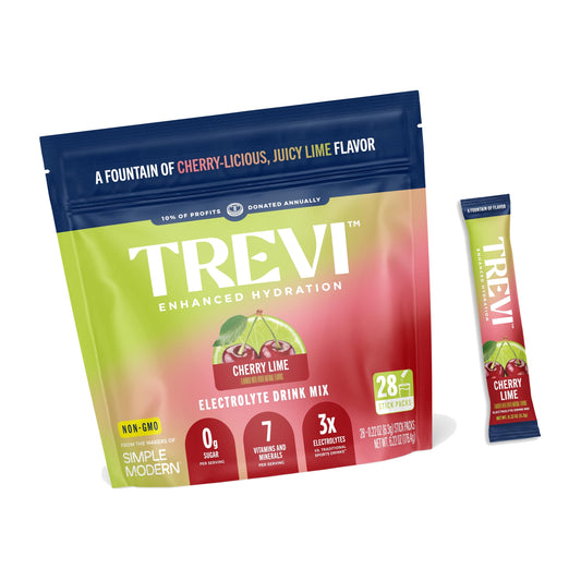 TREVI Electrolytes Powder Packets, Sugar Free Hydration, Arctic Frost