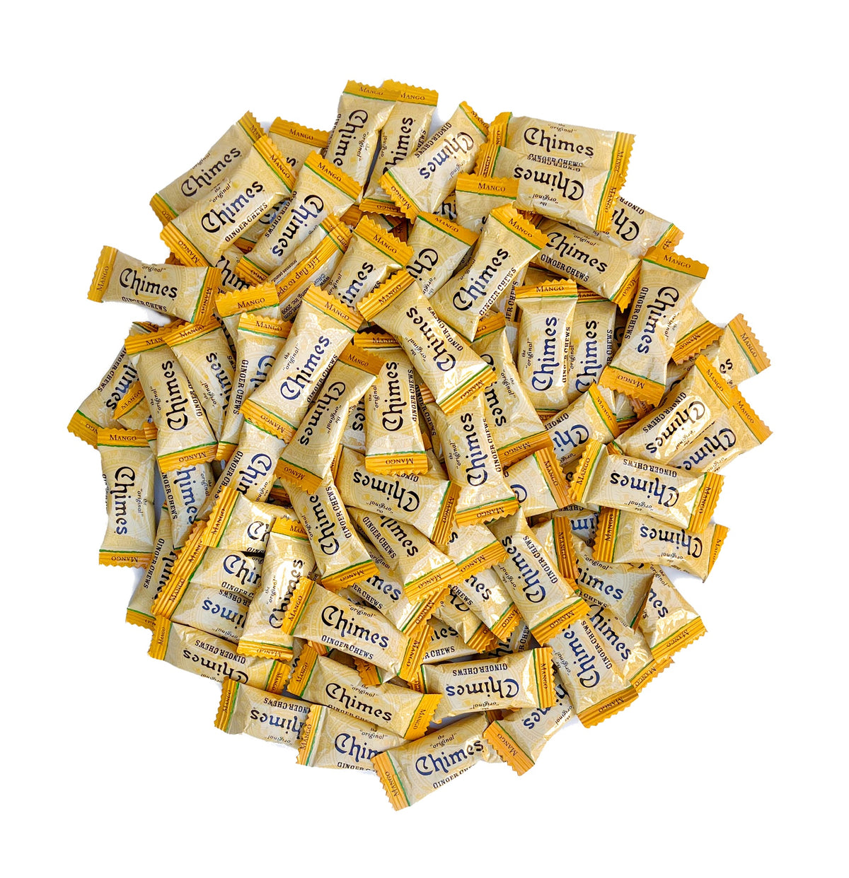Chimes Mango Ginger Chews, 1lb Bag