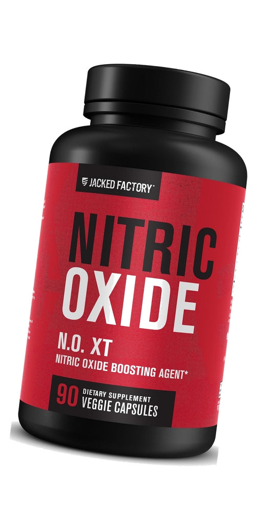 Jacked Factory N.O. XT Nitric Oxide Supplements for Men w/Nitrosigine L Arginine L Citrulline Supplement for Muscle Pumps & Vascularity - Pre Workout Nitric Oxide Booster & Muscle Builder - 90 Caps