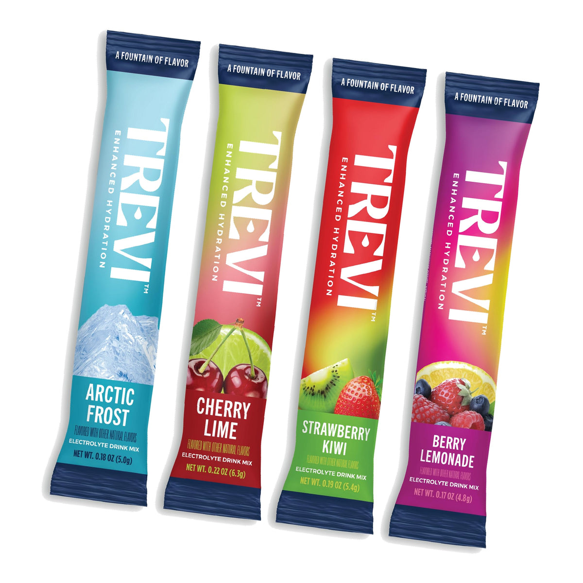 TREVI Electrolytes Powder Packets, Sugar Free Hydration, Favorites 28 Count
